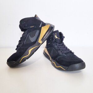 Nike Air Jordan Mars 270 GS Black & Gold Sneakers BQ6508-007 - Size 6Y
